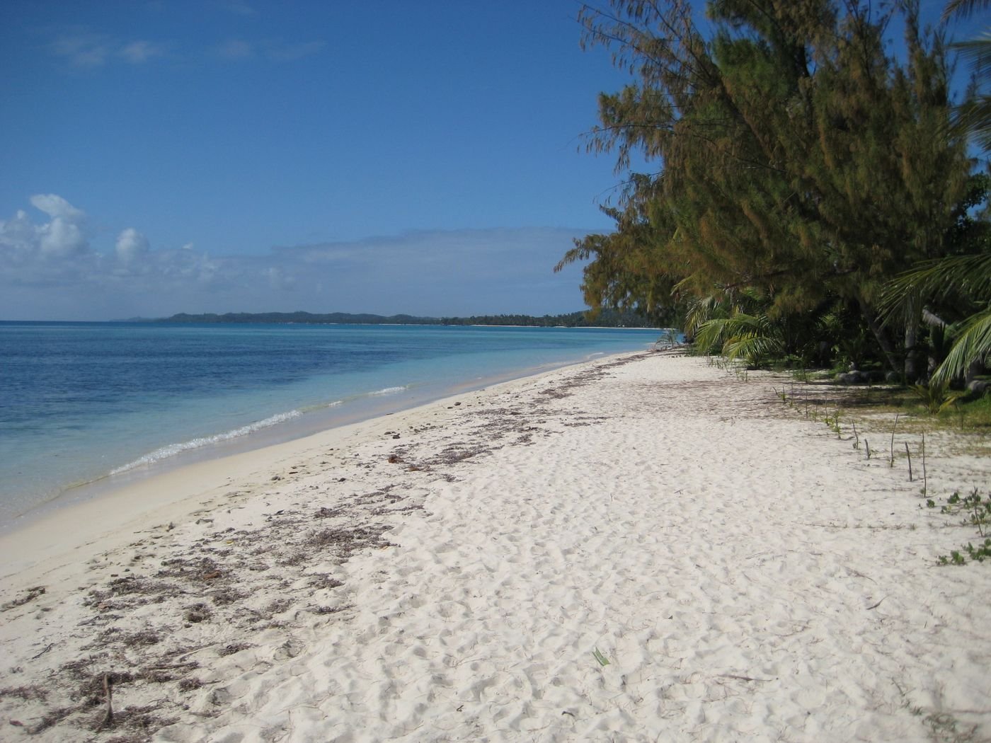 La plage de l’Île aux Nattes et son chenal