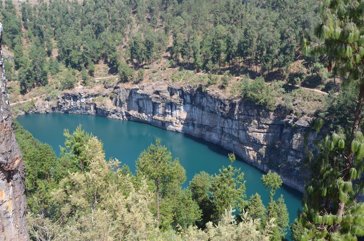 Le lac Tritriva, lac de cratère près d’Antsirabe